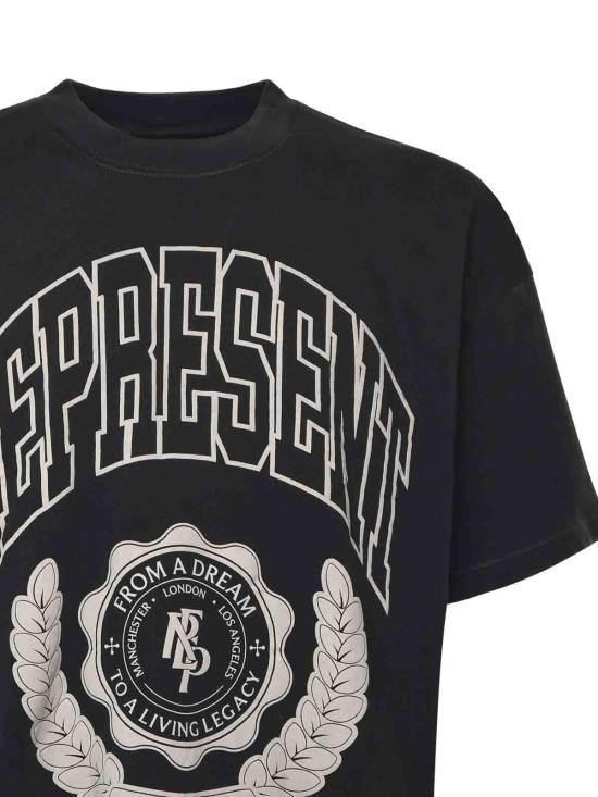 25FW 리프레젠트 반팔 티셔츠 MLM10017004 Black - REPRESENT