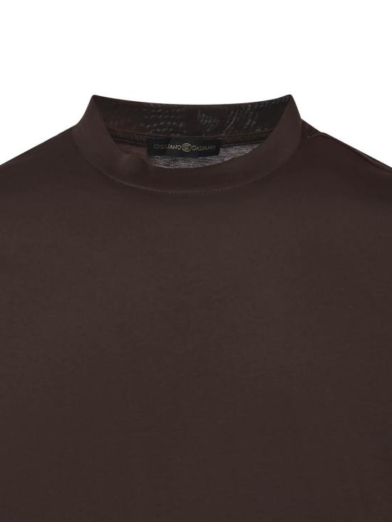 26SS 줄리아노 갈리아노 반팔 티셔츠 AIGUEMORO Dark Brown - GIULIANO GALIANO