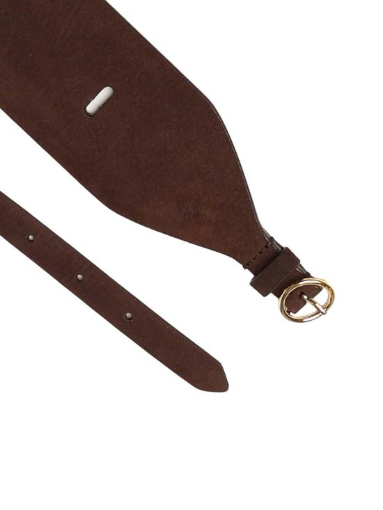 25FW 알라이아 와이드 벨트 AA1C331MCA214733 Brown - ALAIA