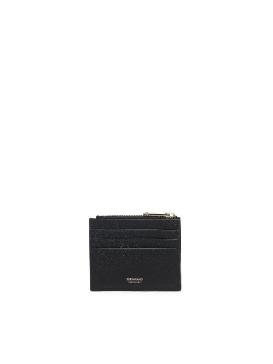 26FW 살바토레 페라가모 간치니 카드지갑 간치니 카드 661668784840001 Black - SALVATORE FERRAGAMO