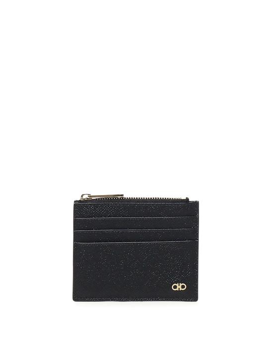 26FW 살바토레 페라가모 간치니 카드지갑 간치니 카드 661668784840001 Black