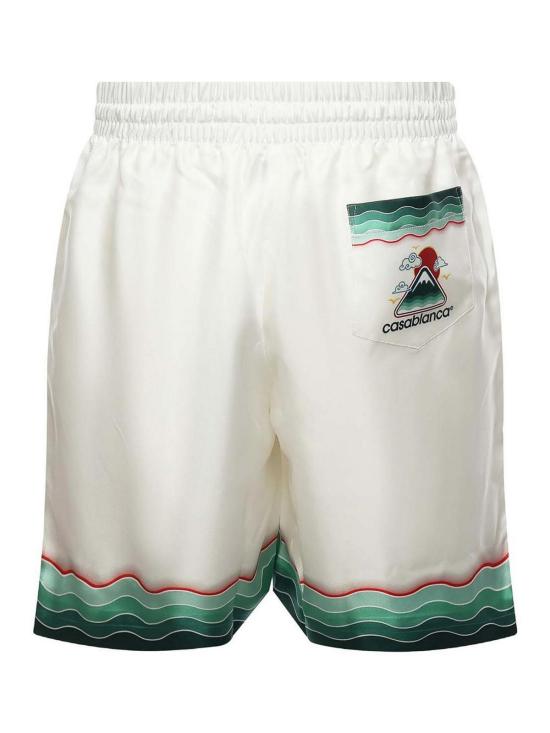  카사블랑카 숏팬츠 MPF25TR01203 White - CASABLANCA