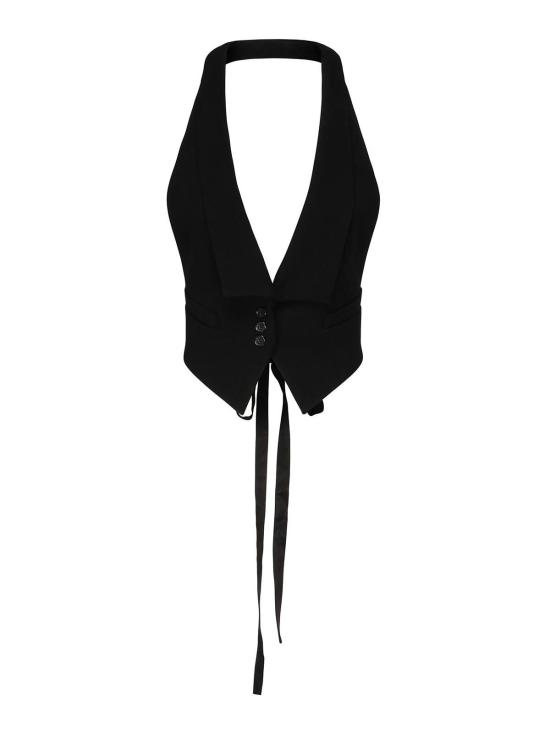 26SS 핑코 베스트 105109A2JLZ99 Black