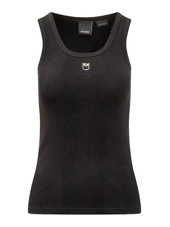  핑코 민소매 티셔츠 CALCOLATOREZ99 Black