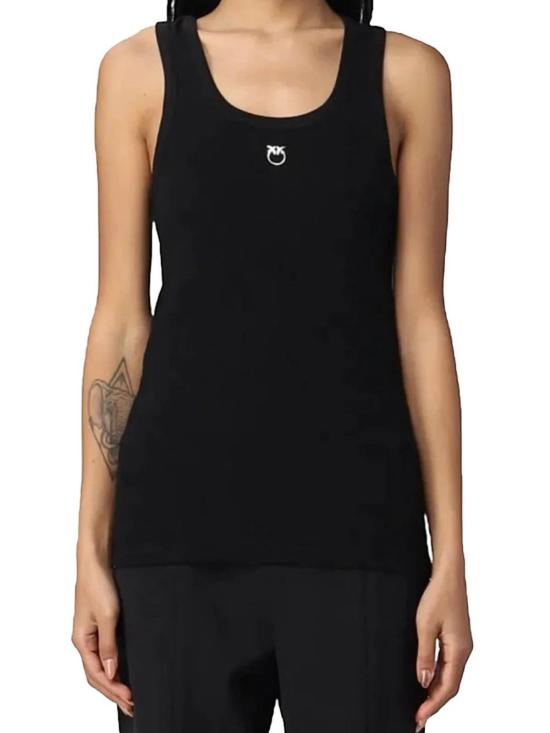  핑코 민소매 티셔츠 CALCOLATOREZ99 Black - PINKO