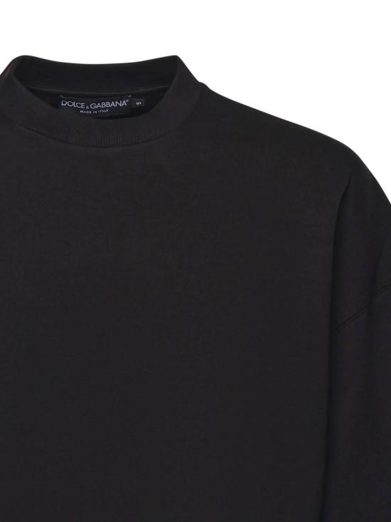  돌체앤가바나 긴팔 티셔츠 G9BVHTG7PLAN0000 Black - DOLCE & GABBANA