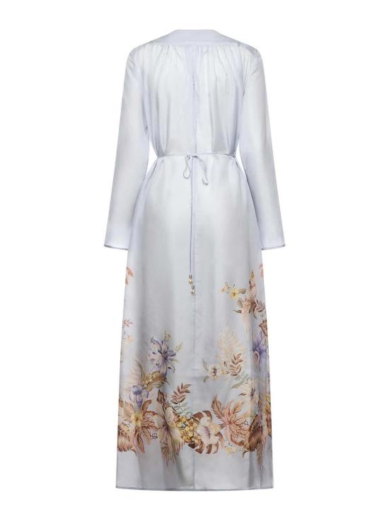 25FW 짐머만 롱 원피스 4580DSS254PWBLMLFL Multicolour - ZIMMERMANN