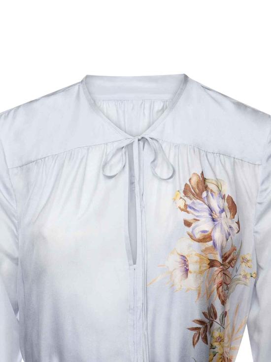 25FW 짐머만 롱 원피스 4580DSS254PWBLMLFL Multicolour - ZIMMERMANN