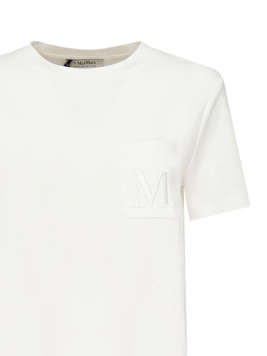  에스막스마라 반팔 티셔츠 25299760116E15 White - 'S MAX MARA