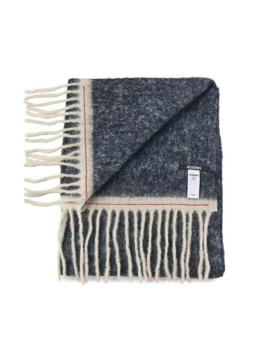 26FW 자크뮈스 머플러/스카프 24HACU00572BOT40323FU Dark Blue - JACQUEMUS