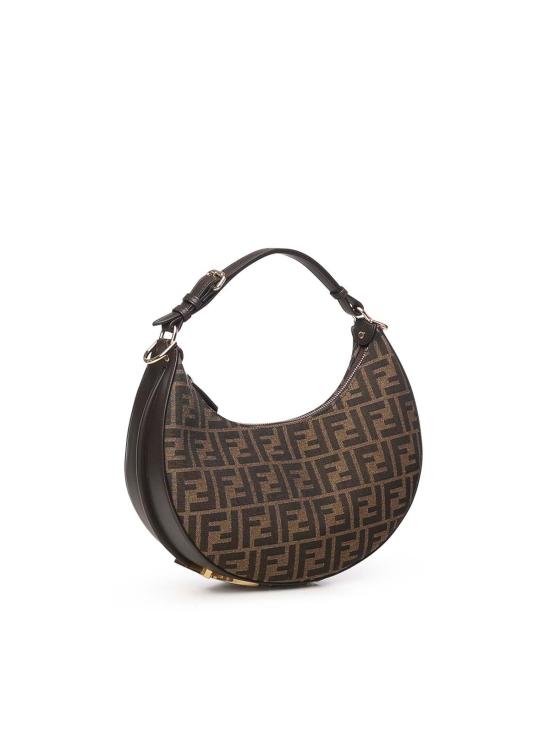  펜디 펜디그라피 스몰 패브릭 호보백 8BR798ALP3F1I02 Brown - FENDI