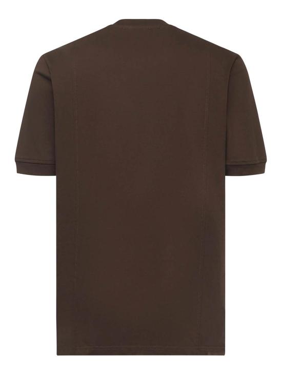 25FW 줄리아노 갈리아노 반팔 티셔츠 BOBKAKI Light Brown - GIULIANO GALIANO