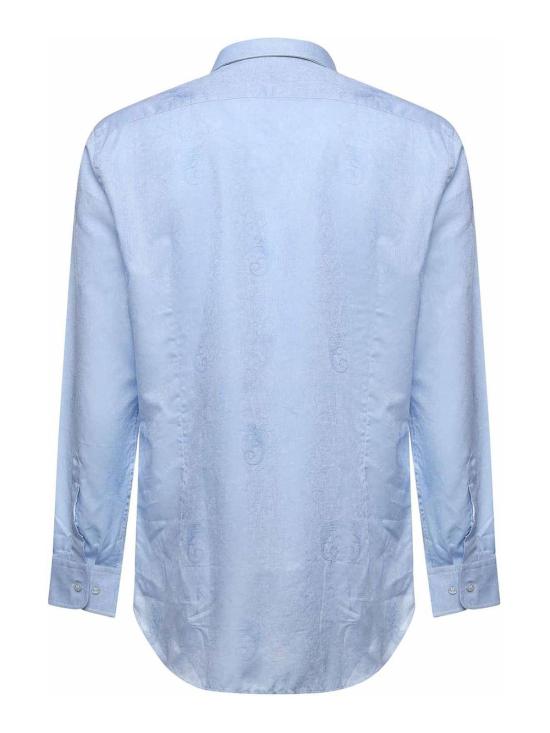 25FW 에트로 긴팔 셔츠 MRIB000199TJ590B0028 Blue - ETRO
