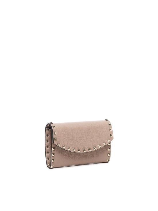 25FW 발렌티노 가라바니 락스터드 체인 장지갑 7W2P0AR6VSHP45 Nude Neutrals - VALENTINO GARAVANI