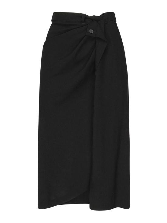 26FW 발렌시아가 미디 스커트 838761TSO031000 Black