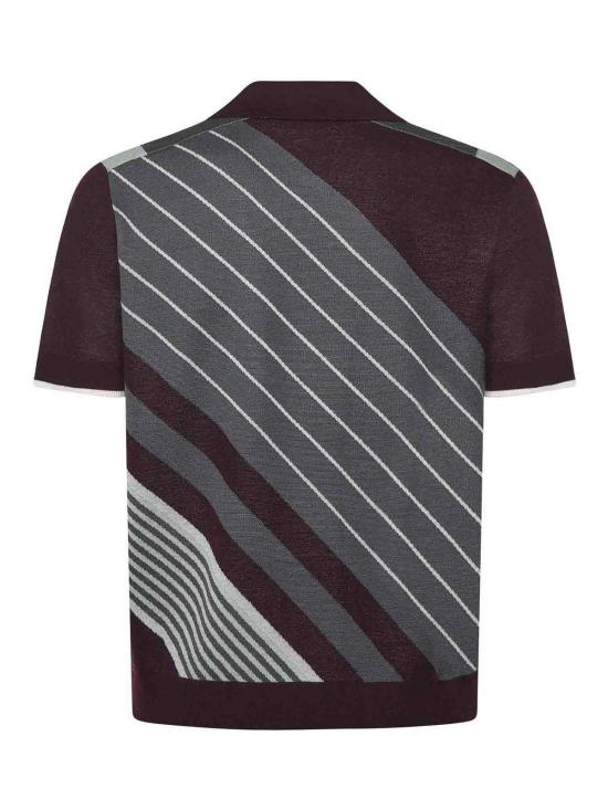  카사블랑카 폴로 티셔츠 MAW25KW110101 Purple - CASABLANCA