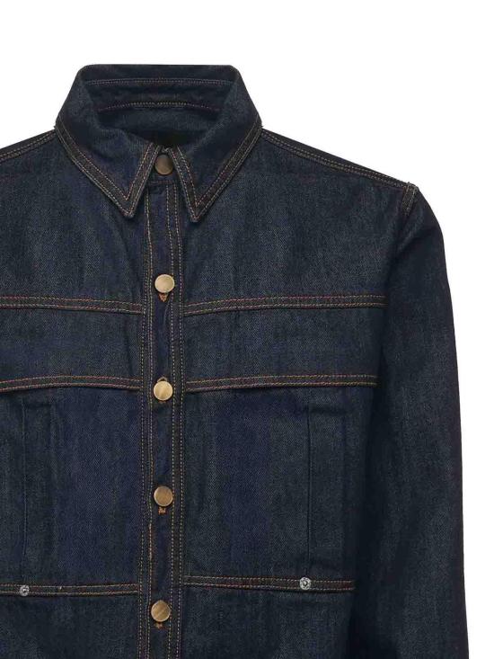 25FW 줄리아노 갈리아노 긴팔 셔츠 MATTCAMPIONE Blue - GIULIANO GALIANO