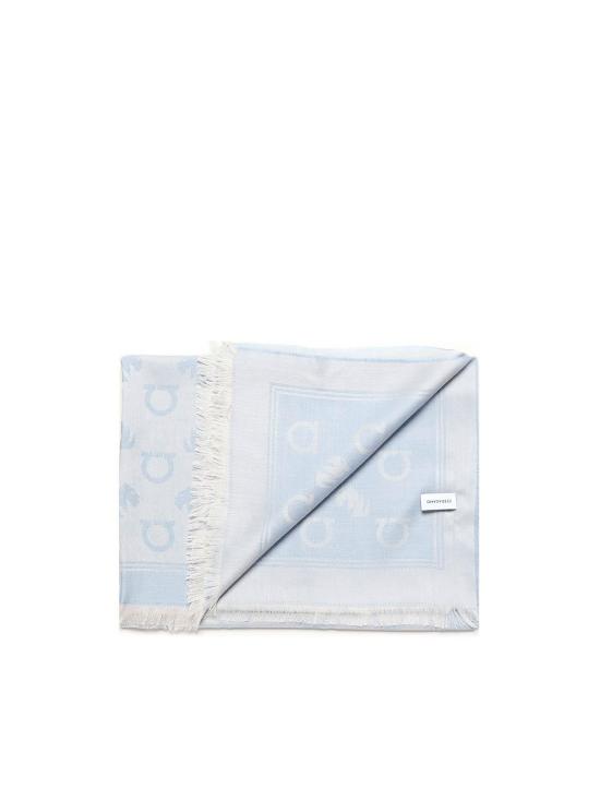 26FW 살바토레 페라가모 머플러/스카프 520141785237001 Blue - SALVATORE FERRAGAMO