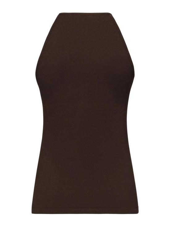  막스마라 민소매 티셔츠 251136131360001E15 Dark Brown - MAX MARA