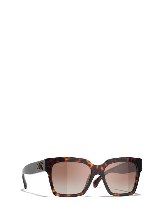 26FW 샤넬 선글라스 CH5557 1827S9 BROWN HAVANA - CHANEL