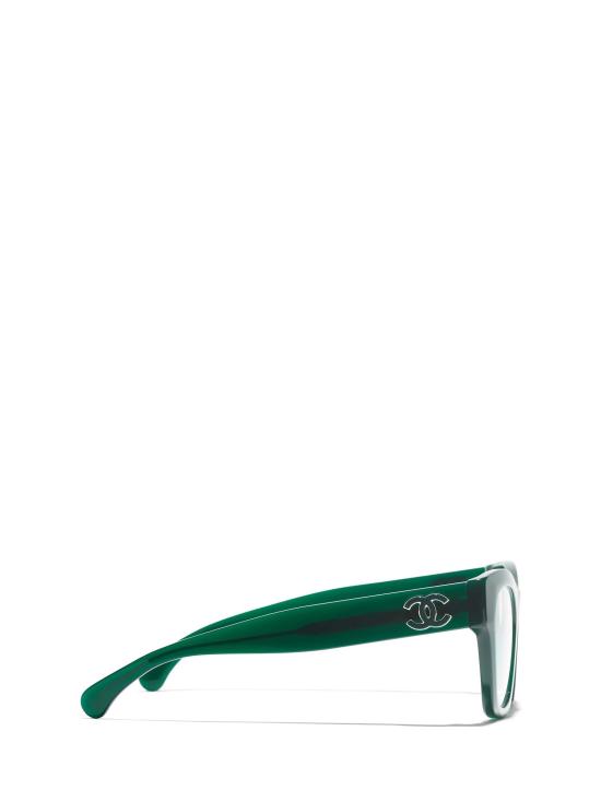 26FW 샤넬 안경 CH3498 1228 OPAL GREEN - CHANEL