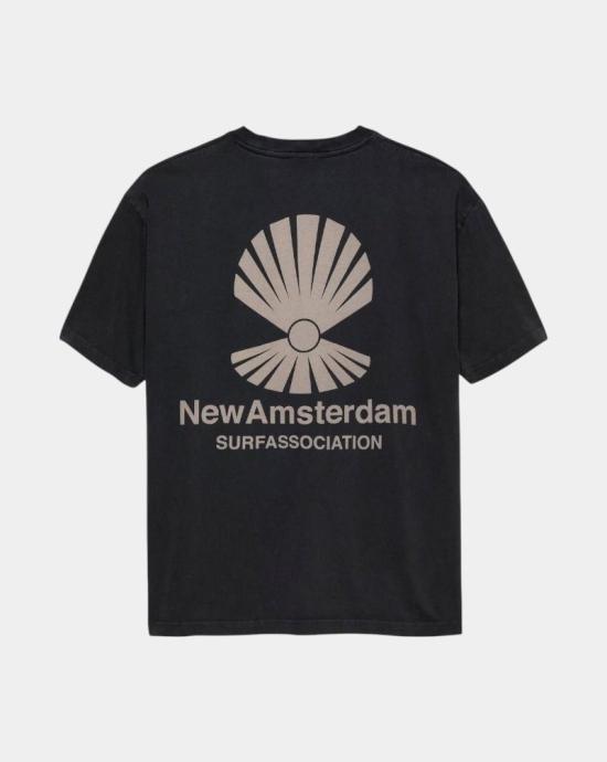 25FW 뉴 암스테르담 서프 어쏘시에이션 셔츠 2502069002 BLACK Black - NEW AMSTERDAM SURF ASSOCIATION