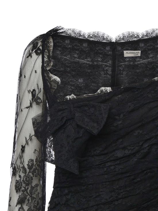 25FW 알레산드라리치 미디 원피스 FABX4125P4623 0900 Black - ALESSANDRA RICH