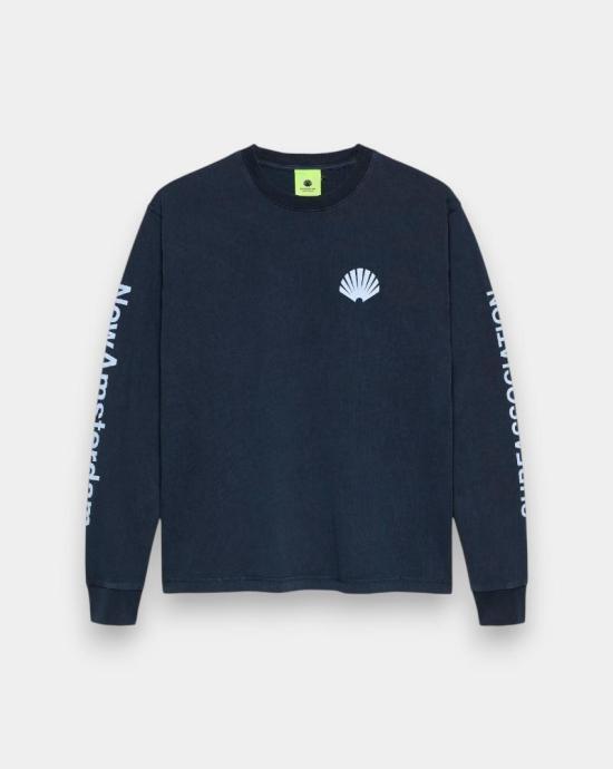 25FW 뉴 암스테르담 서프 어쏘시에이션 셔츠 2502085002 NAVY Blue