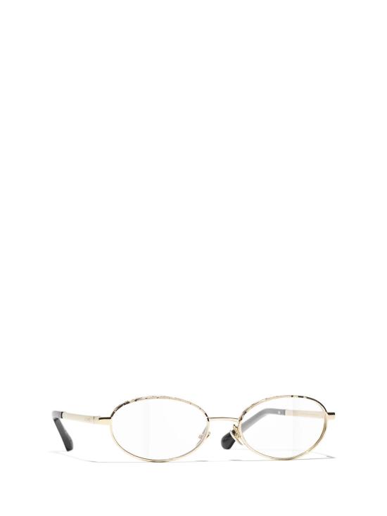 26FW 샤넬 안경 CH2227 C134 PALE GOLD - CHANEL
