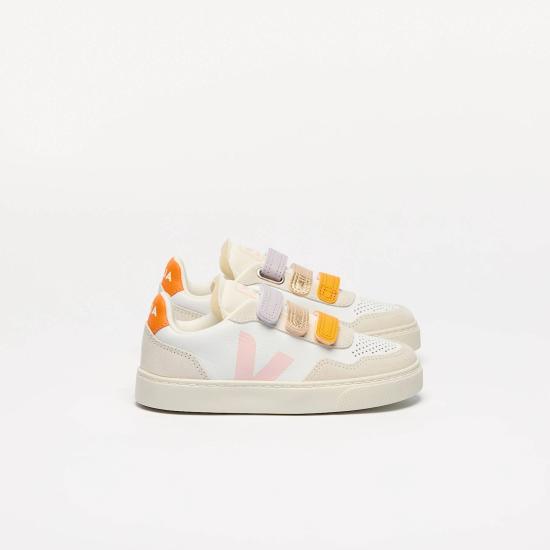 25FW [키즈] 베자 스니커즈 SX2021009C MULTICOLR WHITE PETALE Cream - VEJA