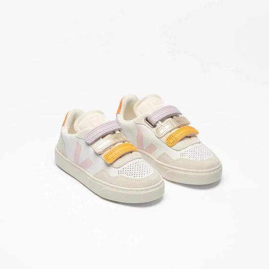 25FW [키즈] 베자 스니커즈 SX2021009C MULTICOLR WHITE PETALE Cream