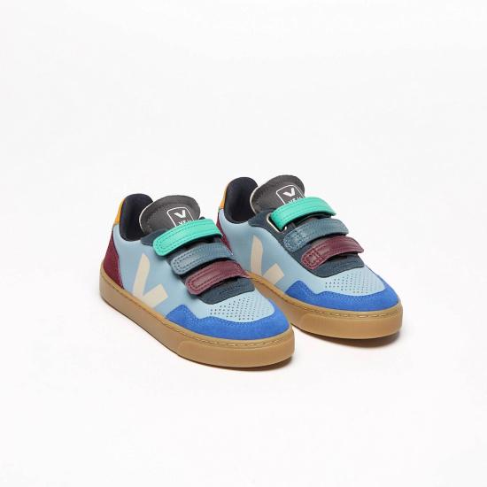 25FW [키즈] 베자 스니커즈 MN2021174C STEEL PIERRE Blue