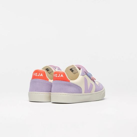 25FW [키즈] 베자 스니커즈 CV0520614C CASHEW MULTICOLR ORCHID Lilac - VEJA