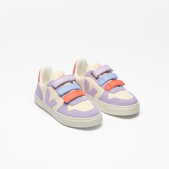 25FW [키즈] 베자 스니커즈 CV0520614C CASHEW MULTICOLR ORCHID Lilac