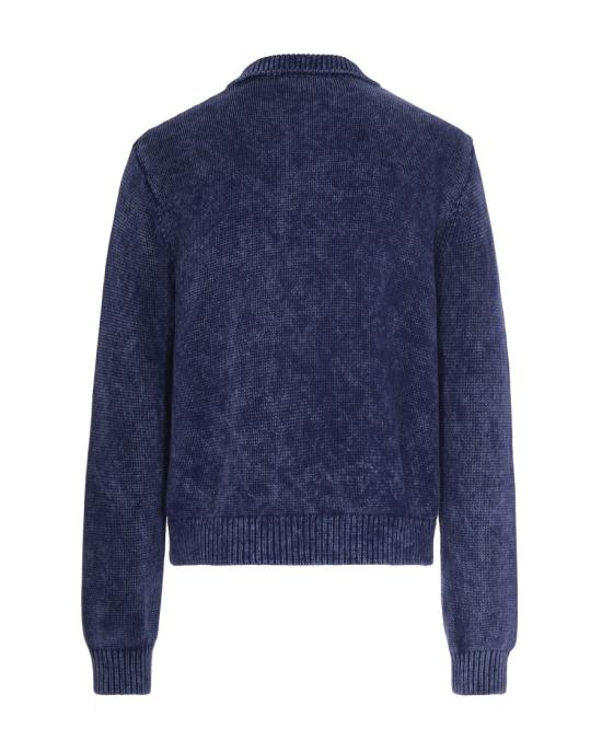 25FW 데일리 페이퍼 집업 니트 7543957 Blue - DAILY PAPER