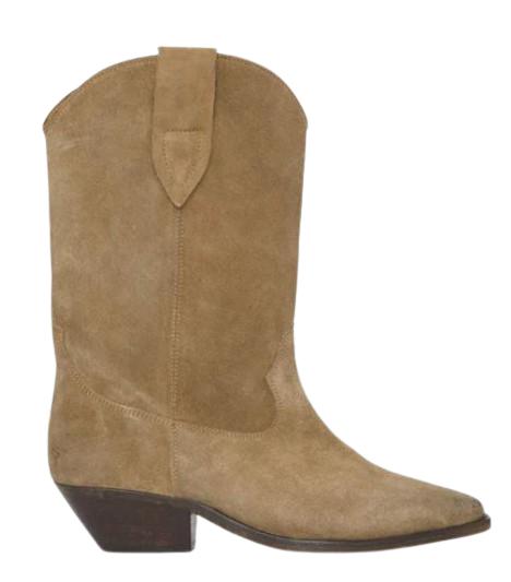 26SS 이자벨마랑 두에르토 레더 카우보이 부츠 BO0003FA A1A03S50TA Beige