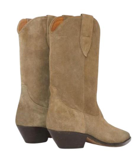 26SS 이자벨마랑 두에르토 레더 카우보이 부츠 BO0003FA A1A03S50TA Beige - ISABEL MARANT