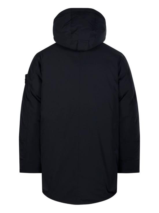 25FW 스톤 아일랜드 마이크로 트윌 후디드 다운 파카 7100008S0026 V0029 Black - STONE ISLAND