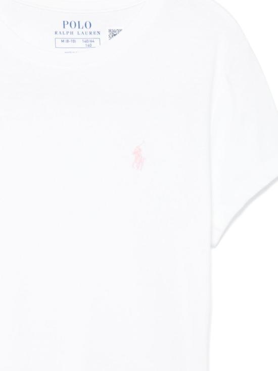 25SS [키즈] 랄프 로렌 티셔츠 313833549 064 White - RALPH LAUREN