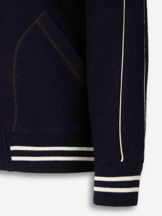 25FW 웨일즈보너 봄버 자켓 MA25JE18JE04503 NAVY Blue - WALES BONNER