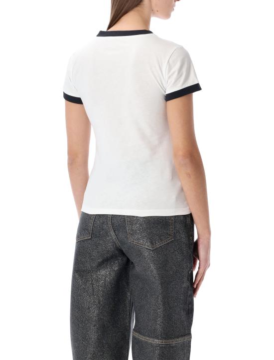 26SS 가니 키티 크롭 티셔츠 A105003011026 151 Bianco - GANNI