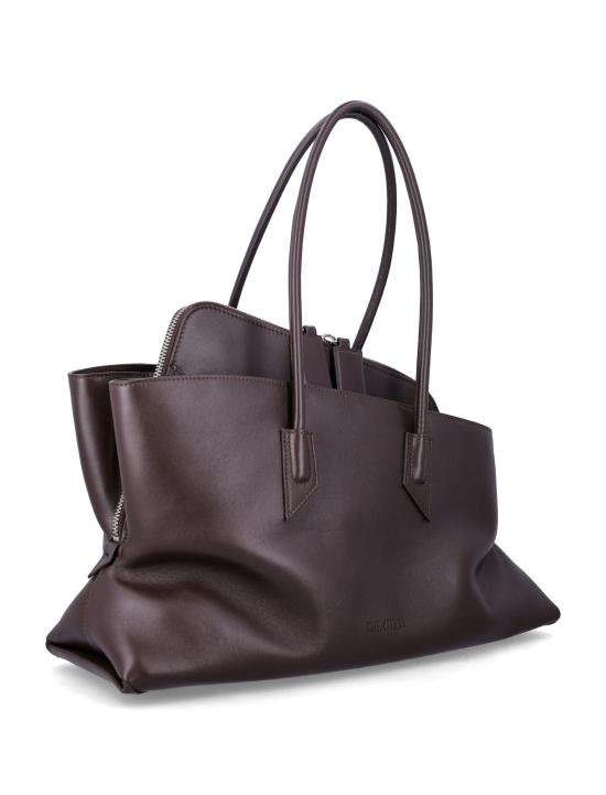 26SS 디 아티코 토트백 WAH00054LBT019AA 204 DARK BROWN - THE ATTICO