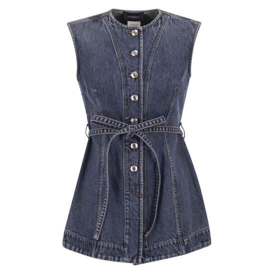 26SS 스포트막스 민소매 티셔츠 2612161015600 DENIM