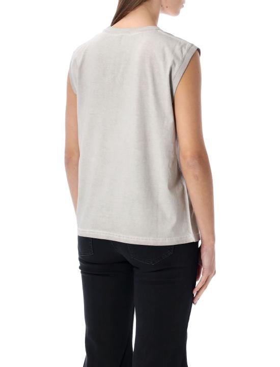 26SS 디젤 반팔 티셔츠 A209600JMBJ 141 GREY MIST - DIESEL