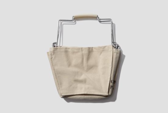 25FW PUEBCO 가방 아코디언 마켓 바구니 - 흰색 손잡이 110158 - OTHER BRANDS