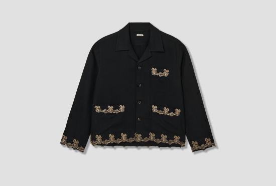 25FW 보디 자켓 로렐리스트 오버셔츠 MRF25SH031 블랙