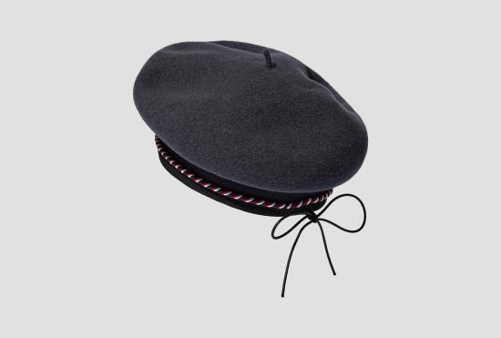 25FW 보디 베레모 스크립트 베레모 MRF25AC030 블랙 - BODE