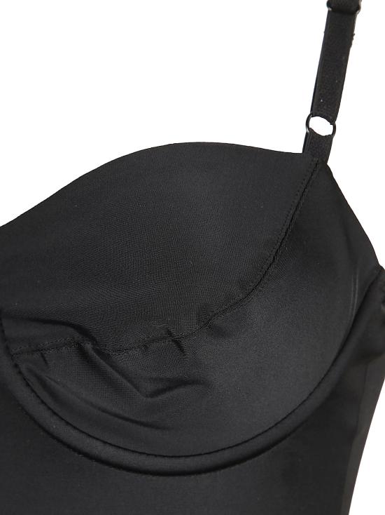 25FW 노마카말리 바디수트 티셔츠 SW426XNL303001 BLACK Black - NORMA KAMALI