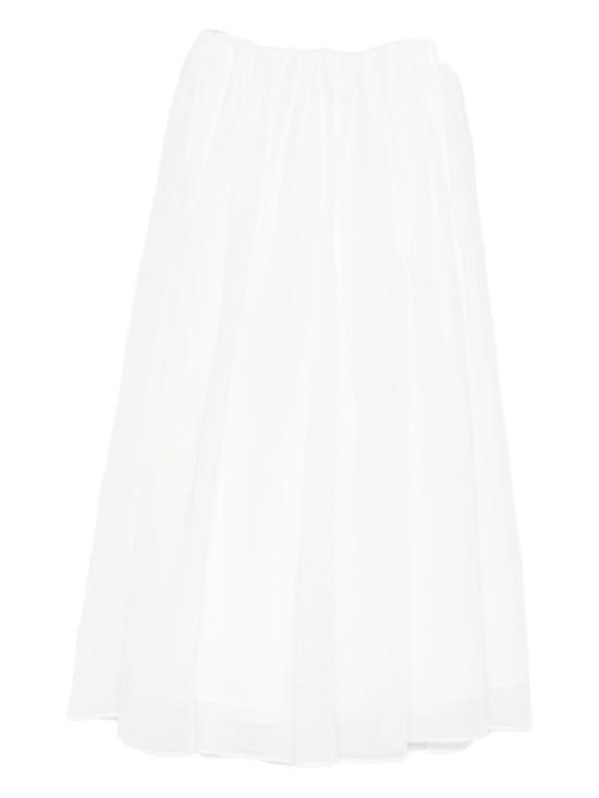 26SS 브루넬로 쿠치넬리 미디 스커트 M0F91G3967 C100 White