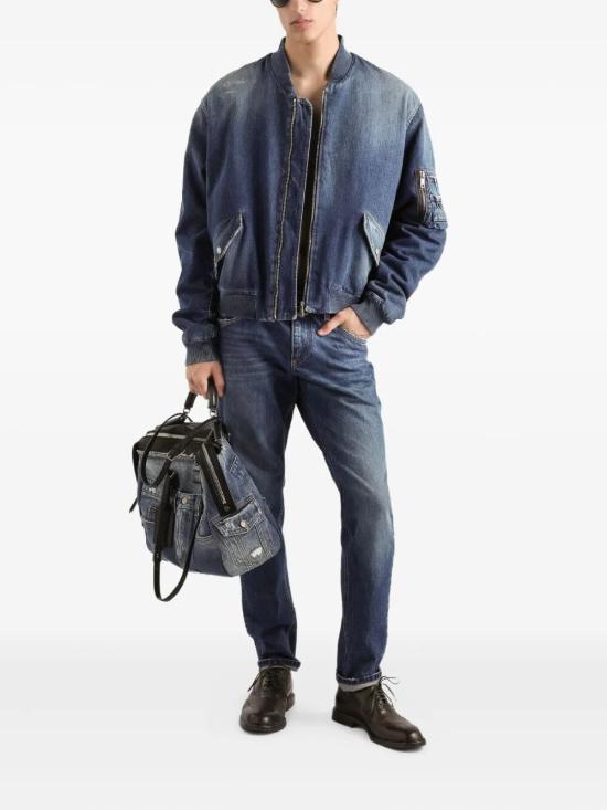 26SS 돌체앤가바나 스트레이트 팬츠 GYJCCDG8NZ5 S9001 BLUE - DOLCE & GABBANA